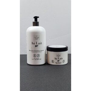 Au Lait Luxury Body Care Duo: Body Butter & Bath & Shower Cream